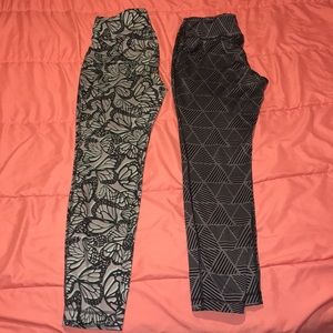 2 pair workout leggings